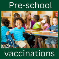 Preschool vaccinations