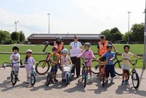 Photo of participants in Cycle Confidence session