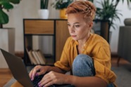 Person on laptop