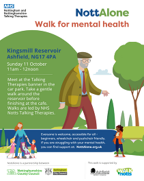 NottAlone mental health walk