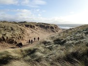 SoLIFE Newborough people on dunes