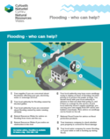 Image of 'Flooding - who can help' resource