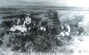 dinner on tregaron bog - credit ceredigion museum