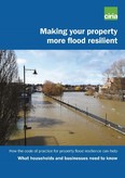 CIRIA - Image of front cover of the Making your property more flood resilient guide