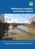 CIRIA - Image of front cover of the Making your property more flood resilient guide