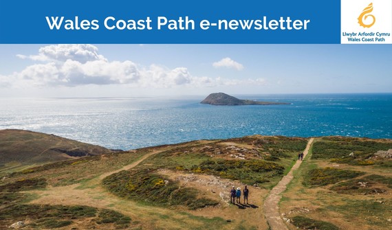 newsletter header from the Wales Coast Path