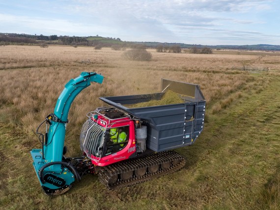 wetland harvester machine
