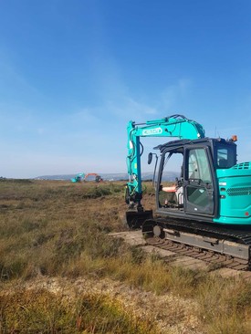 Dinsdales arriving at Cors Fochno Sept 2021