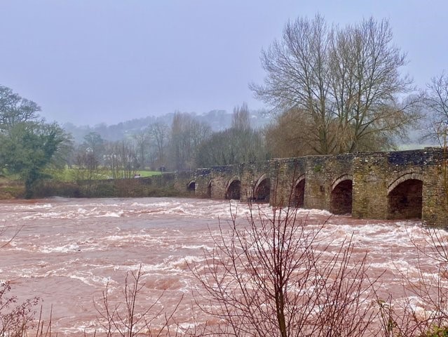Photo of Crickhowell Bridge, Powys. Taken on 20 February 2022