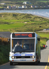 Coatal bus service Poppit Rocket