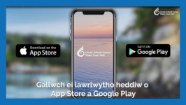 Wales Coast Path app CY