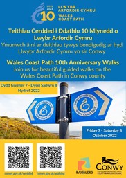Conwy guided walks on the Wales Coast Path October 2022