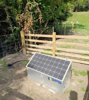 Solar powered trough