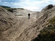 Tywyn Aberffraw dune notch September 2022