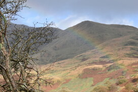 A rainbow over Eryri