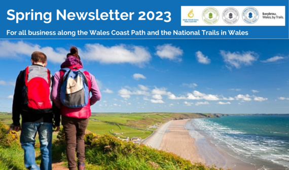 Wales Coast Path and National Trails in Wales banner
