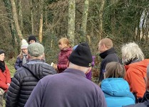 Visitors to Crymlyn bog