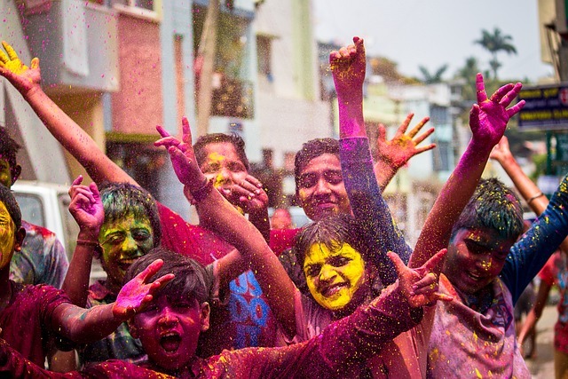 Holi celebration