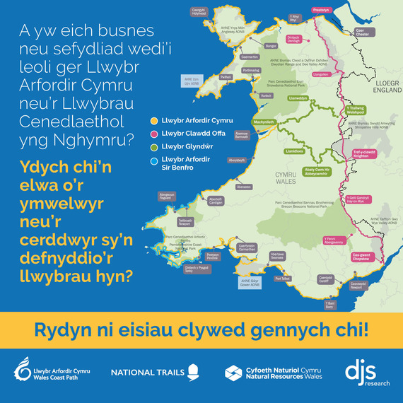 Benefits to business flyer in Welsh