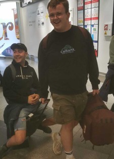 Tom and Ifor of the LIFE Dee River project.