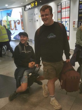 Tom and Ifor of the LIFE Dee River project.