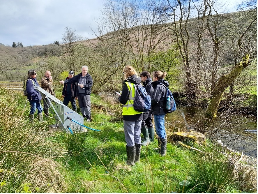 Photo - Visiting the Irfon with the Freshwater Habitats Trust