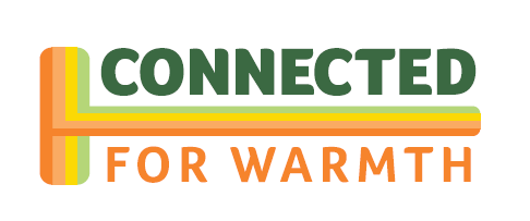 Connected for warmth logo