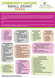 Small Grant Inspiration