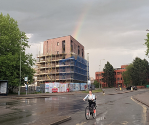 Rainbow over development 2 