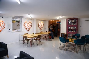 Interior of Community Works 