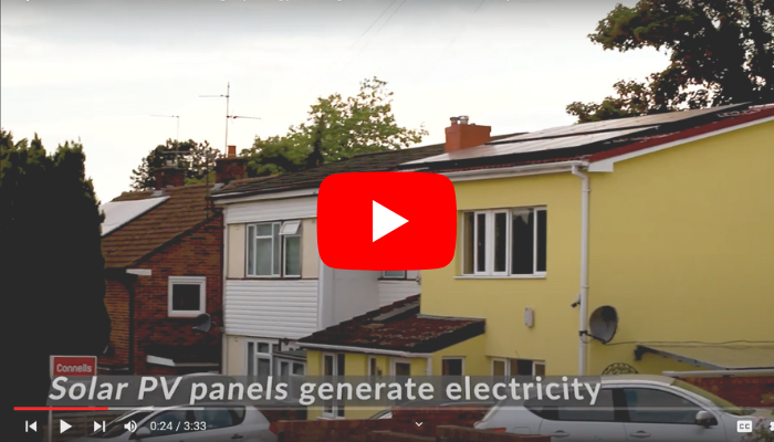 Still from video about solar panels 