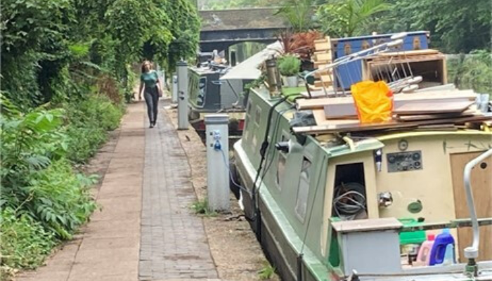 Example of an eco-mooring 