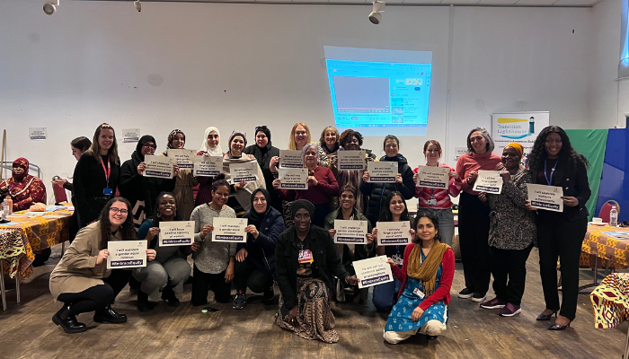 Group of women at IWD event 