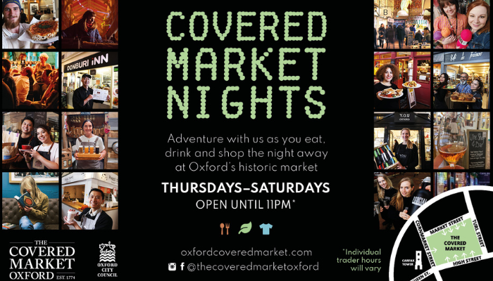 Covered Market Nights poster 
