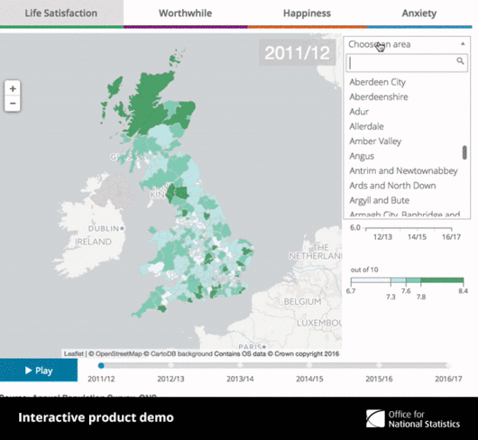 wellbeing interactive map