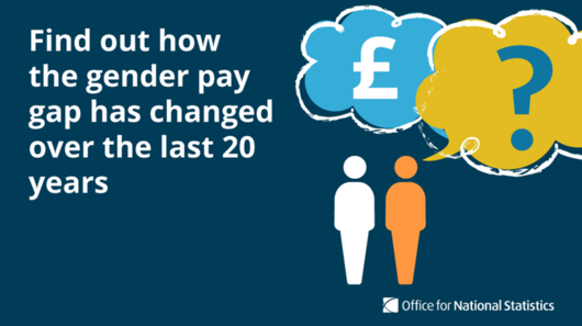 Promotional image for gender pay gap story