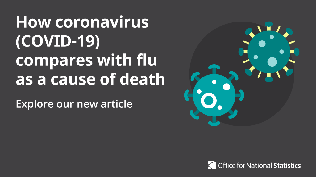 Read the article comparing covid and flu as causes of death