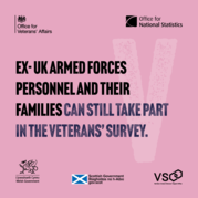 Ex-UK armed forces personnel and their families can still take part in the veterans' survey