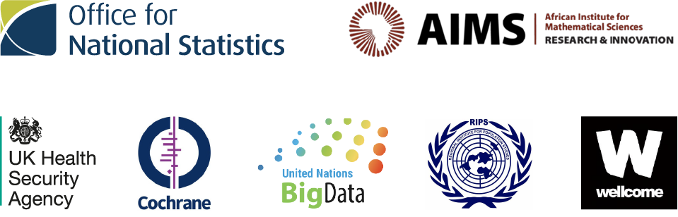 SOSCHI Partners: ONS, AIMS, UKHSA, Cochrane, UN Big Data, RIPS, Wellcome Trust