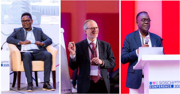 Three topic leads at Kigali conference