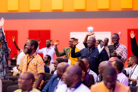 Delegates at the closing image
