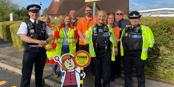 District Commander, police volunteers and representatives from the Safer Essex Roads Partnership reflect on Vision Zero