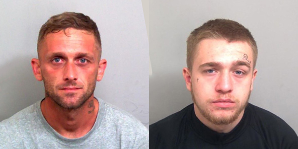 Custody photos of Middleton and Tansey