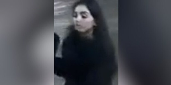 CCTV image of woman wanted in relation to damaged SOS Bus in Chelmsford