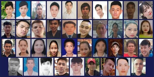 Remembered - the 39 Vietnamese victims