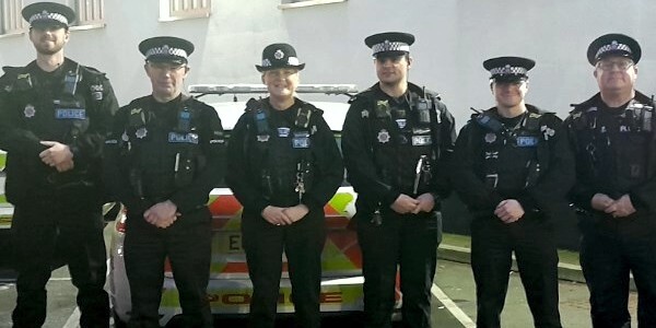 Six Southend Specials on patrol on Sunday 3 December
