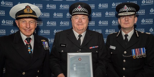 S/Deputy Chief Officer Derek Hopkins, S/Superintendent Howard Rayner and Chief Constable Ben-Julian Harrington.