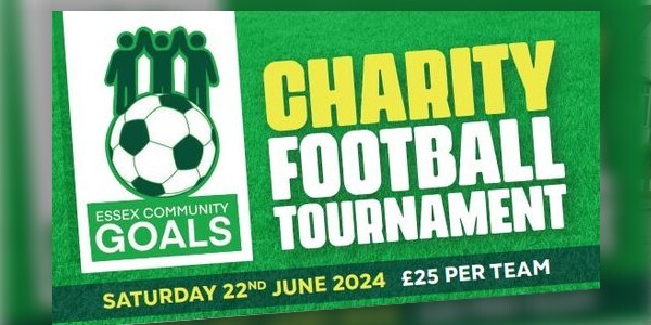 Community Goals Charity Football Tournament on Saturday 22 June 2024 £25 per team