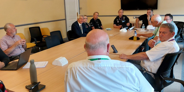 D/Commander meet and greet with councillors at Clacton