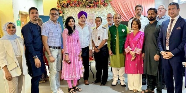 Officers and members of more than a dozen religious and community groups gathered for South Asian Heritage Month